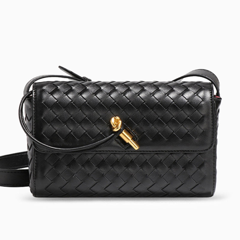 Midnight Weave Crossbody Bag – FIORENE