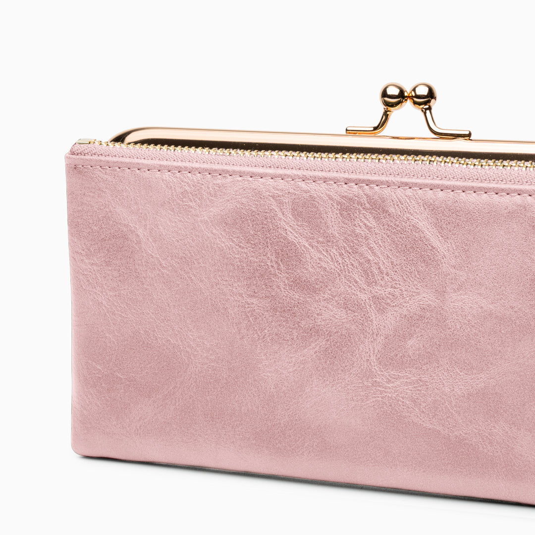 Velvet Noir Kisslock Wallet – FIORENE