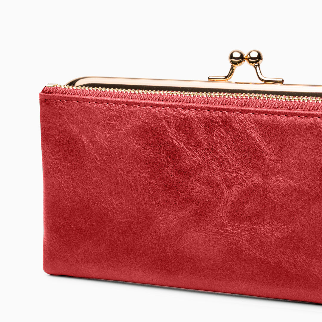 Velvet Noir Kisslock Wallet – FIORENE