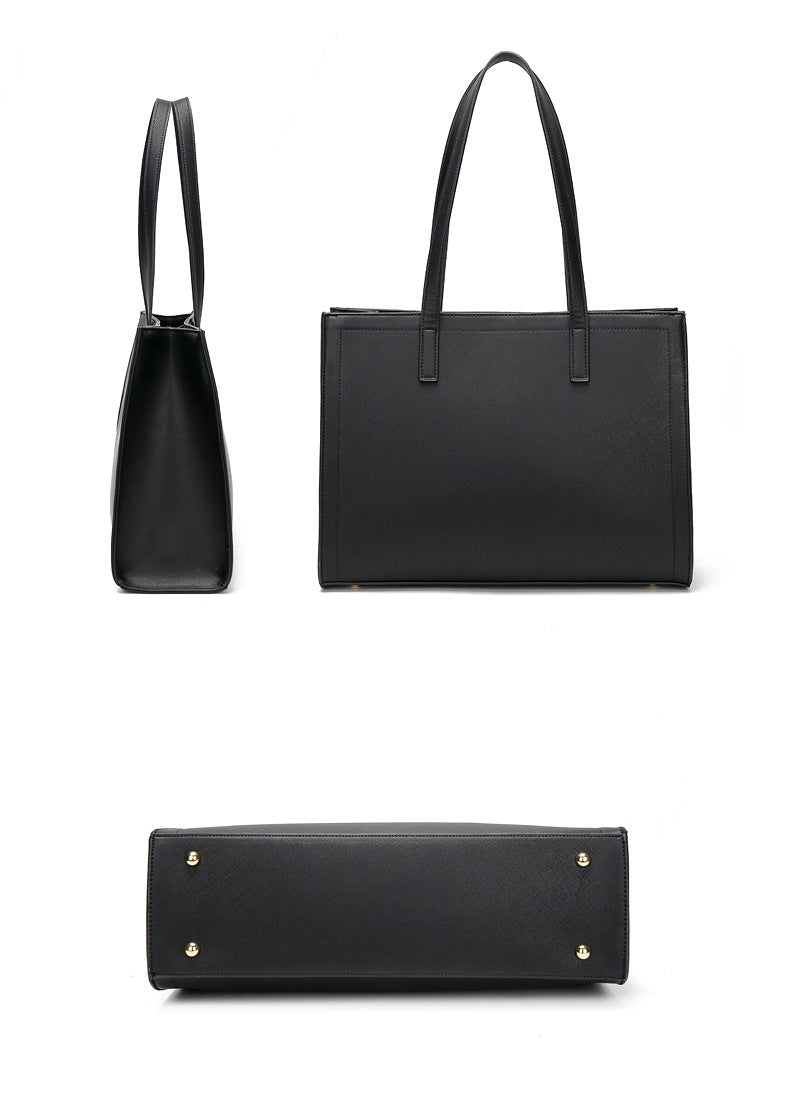 Noir Silhouette Work Tote Bag – FIORENE