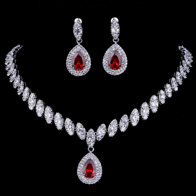 Midnight Sapphire Necklace Set – FIORENE