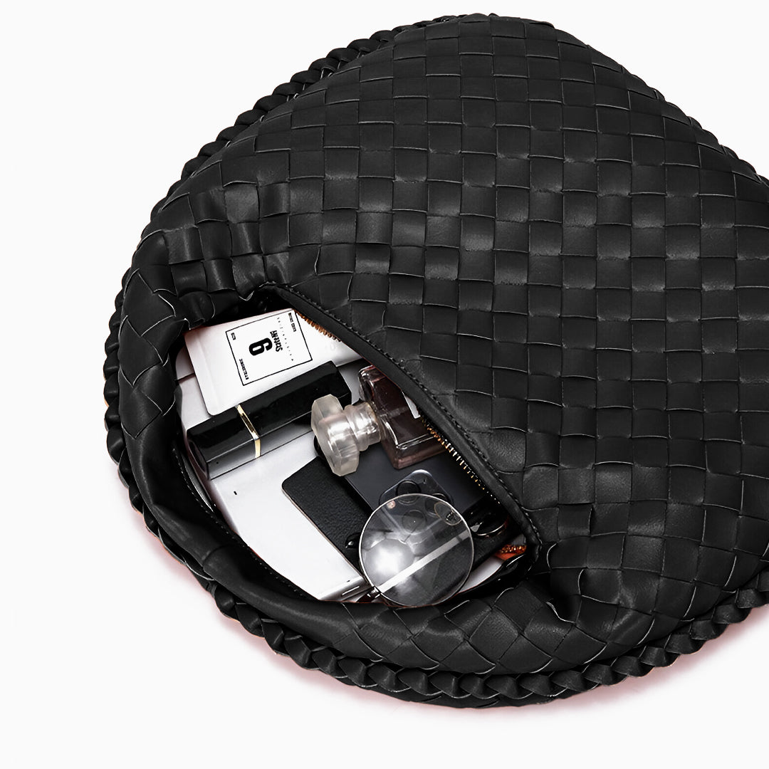 Woven Elegance Shoulder Bag - FIORENE