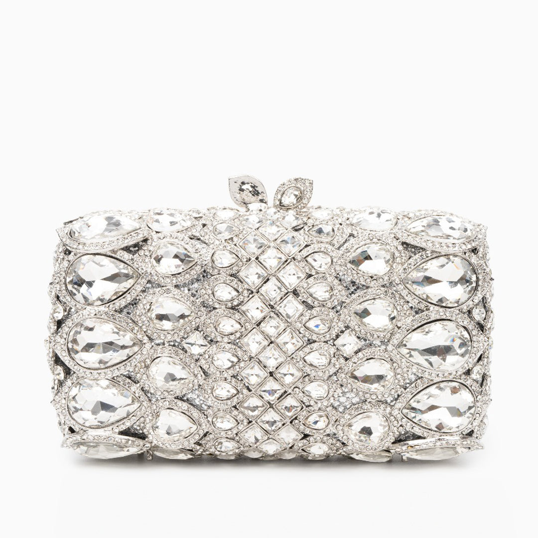 Diamond Frost Luxe Clutch – FIORENE