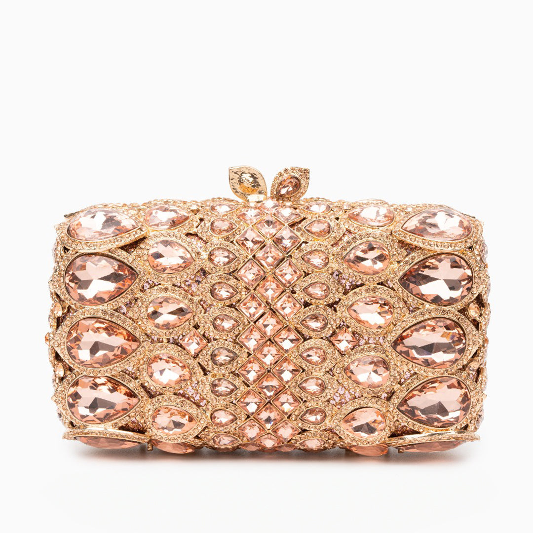 Champagne Blush Gem Clutch – FIORENE