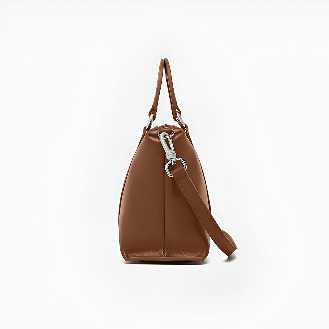Espresso Stitch Shoulder Bag – FIORENE