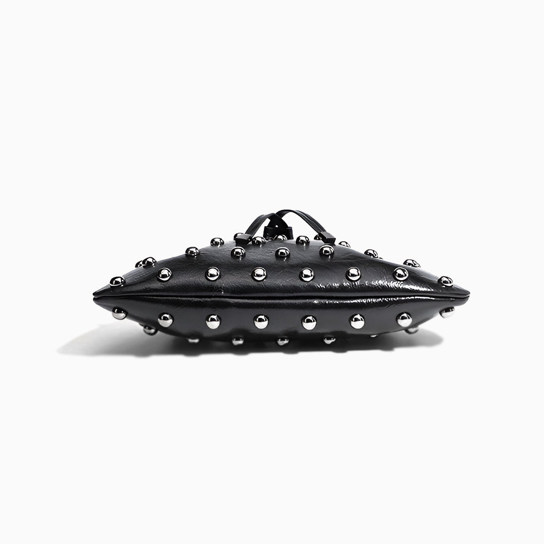 Glam Studded Shoulder Bag - FIORENE