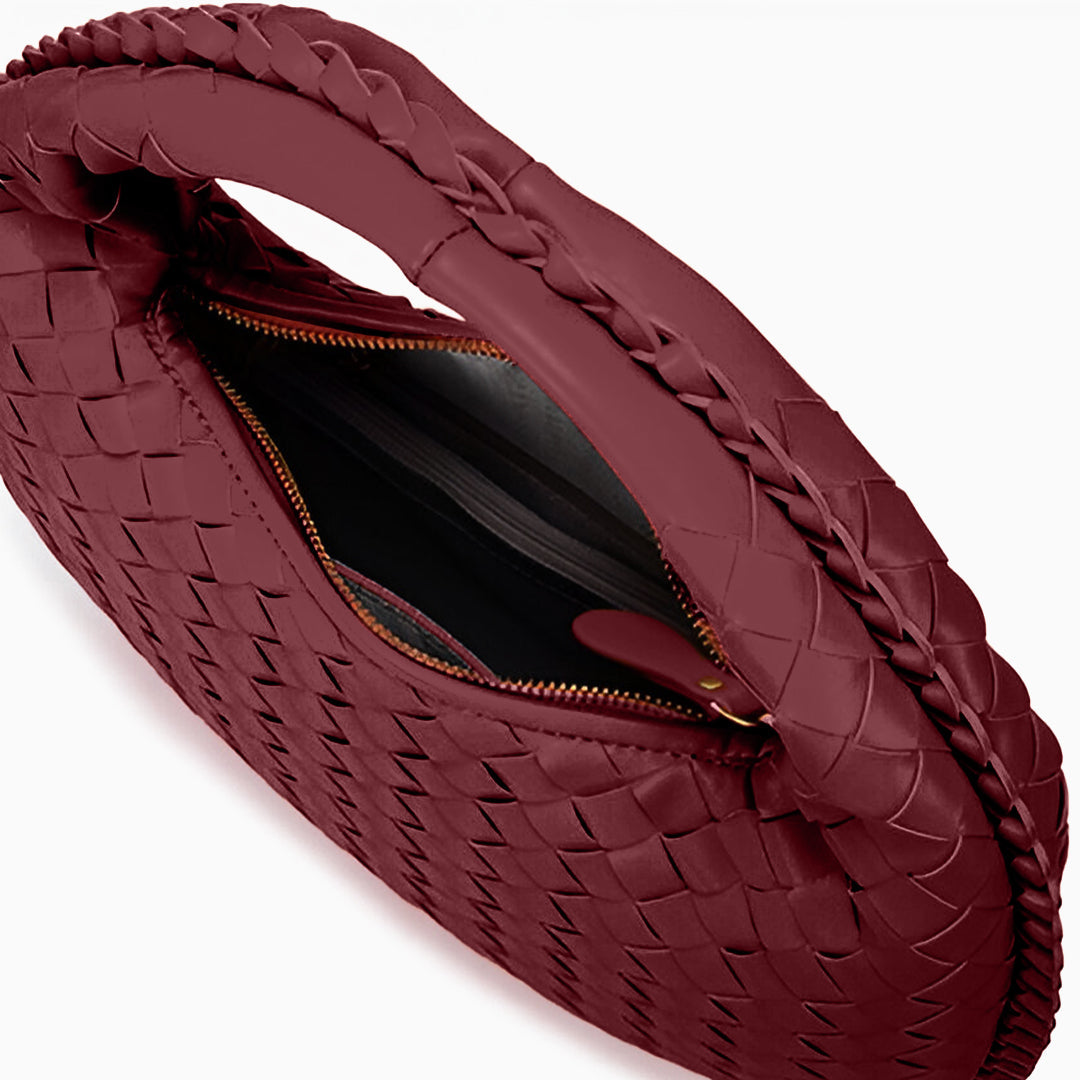 Woven Elegance Shoulder Bag - FIORENE