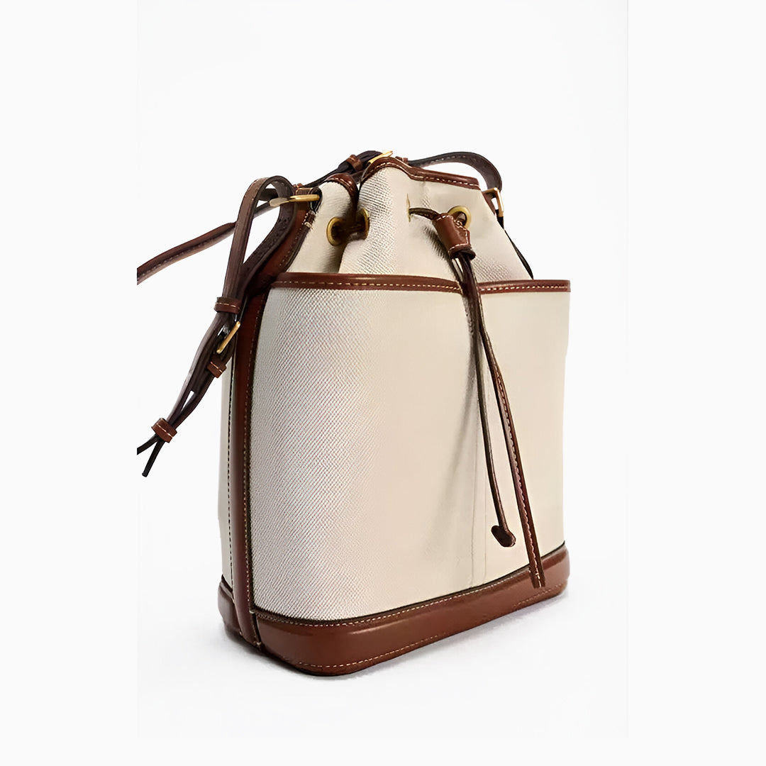 Classic Drawstring Shoulder Bag - FIORENE