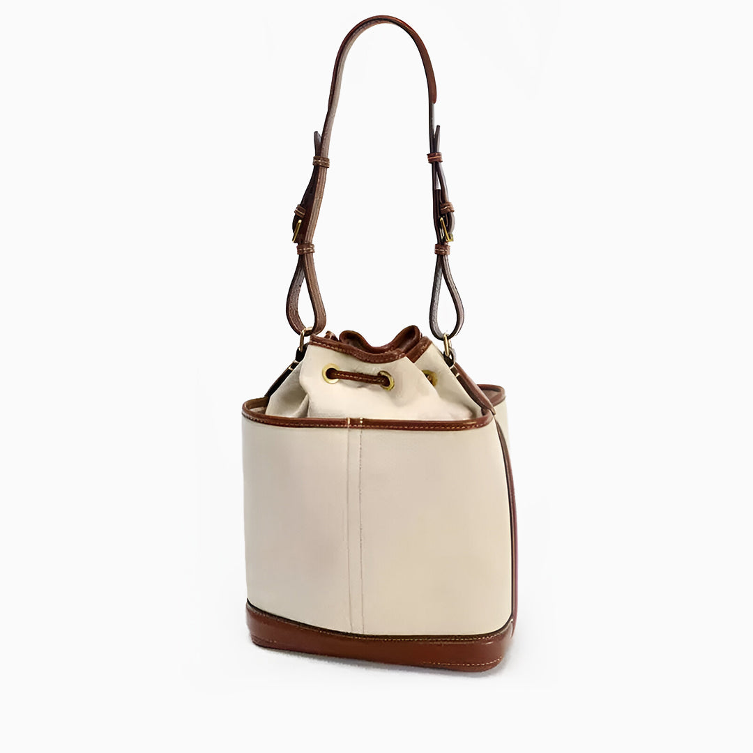 Classic Drawstring Shoulder Bag - FIORENE