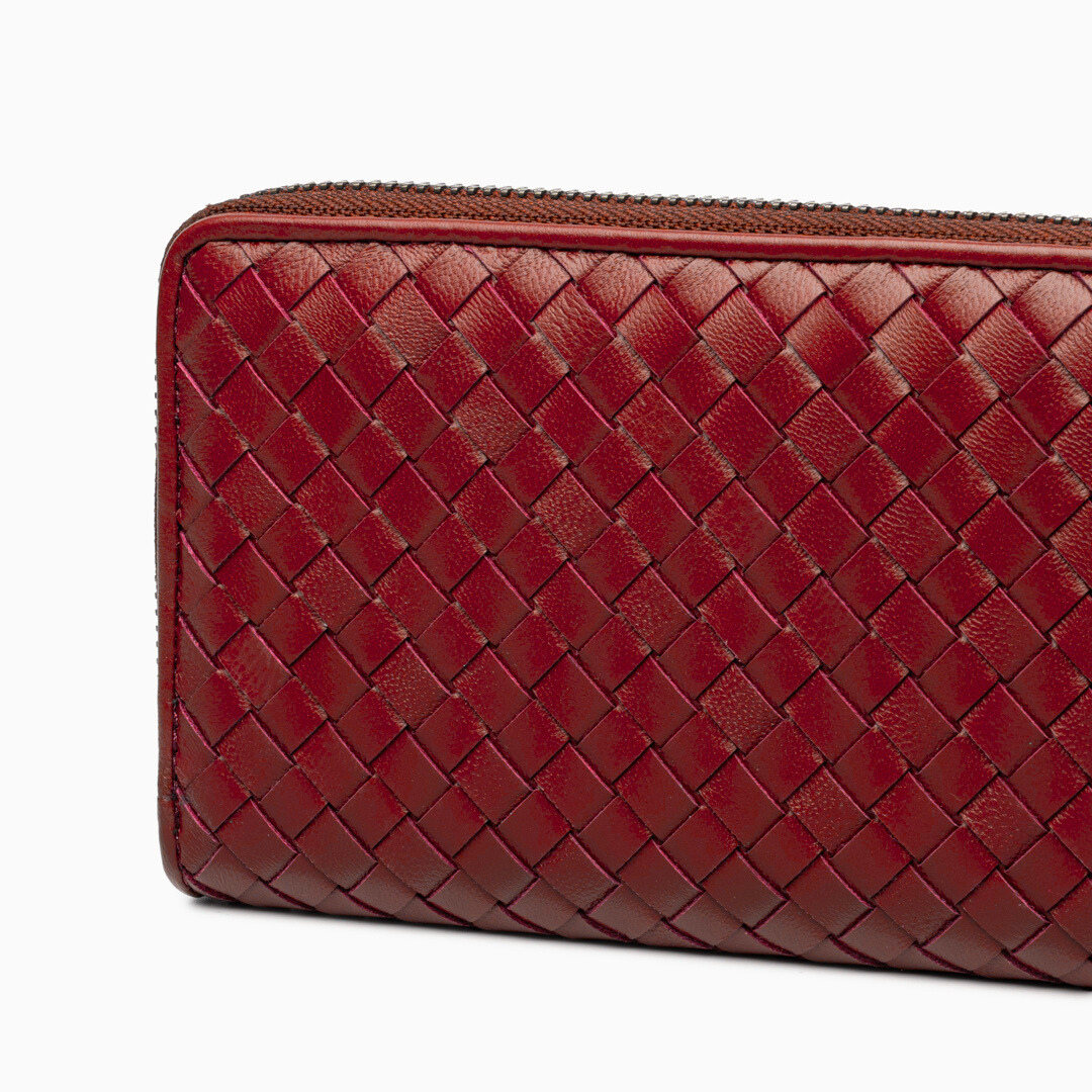 Charcoal Weave Wallet – FIORENE