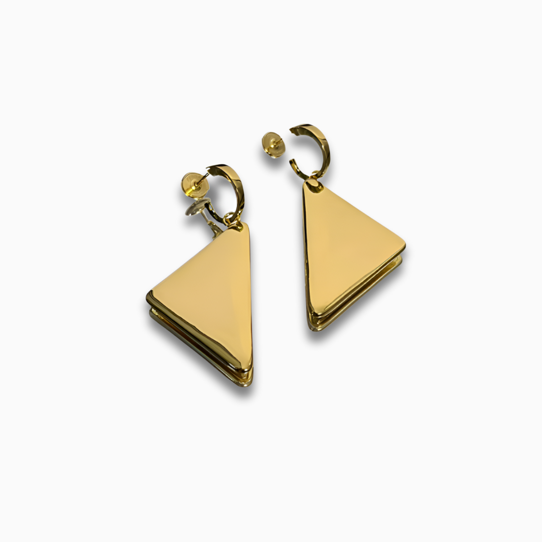 Zahara Triangle Earrings – FIORENE