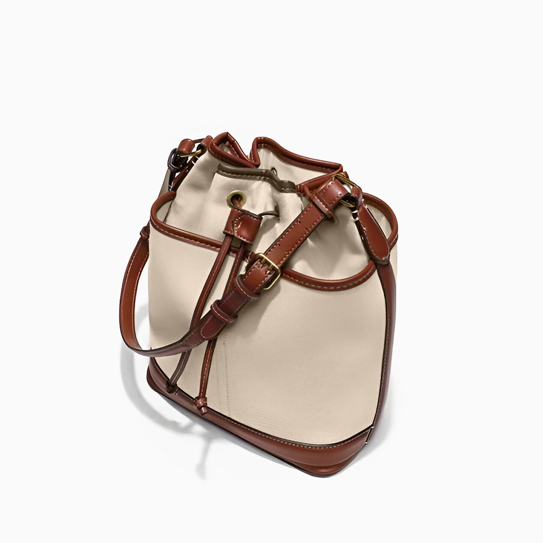 Classic Drawstring Shoulder Bag - FIORENE