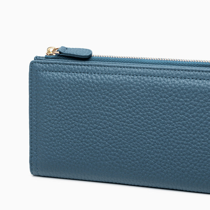 Black Pebble Slim Wallet – FIORENE