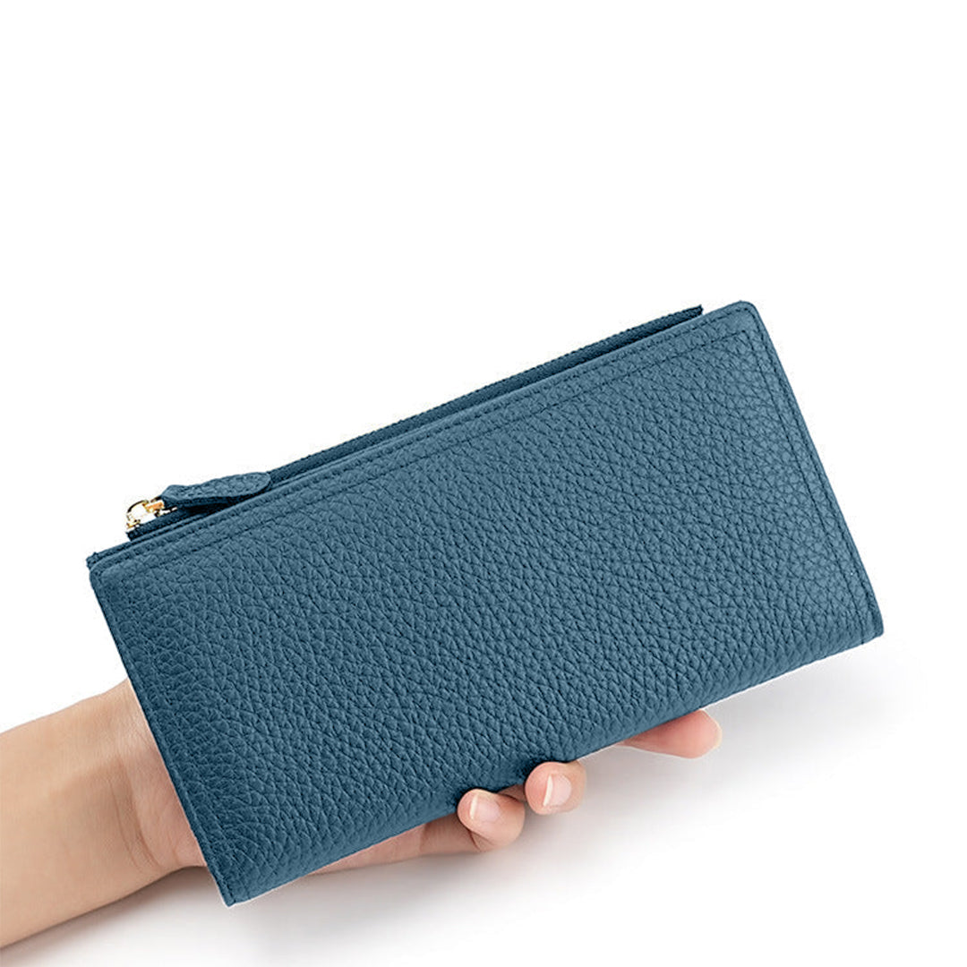 Black Pebble Slim Wallet – FIORENE