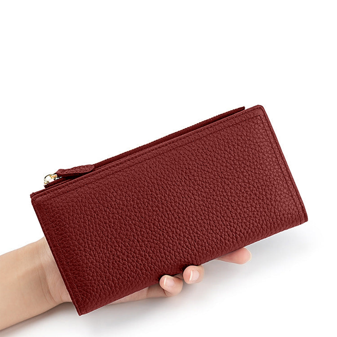 Black Pebble Slim Wallet – FIORENE