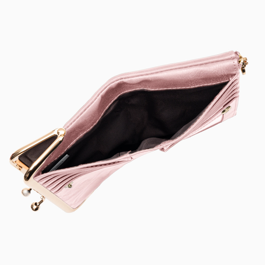Velvet Noir Kisslock Wallet – FIORENE