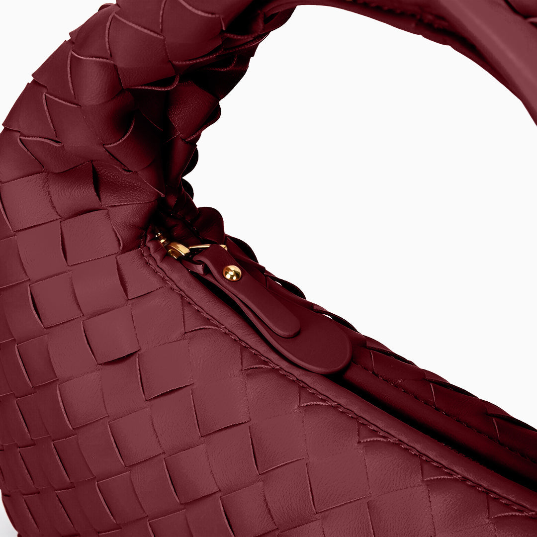 Woven Elegance Shoulder Bag - FIORENE