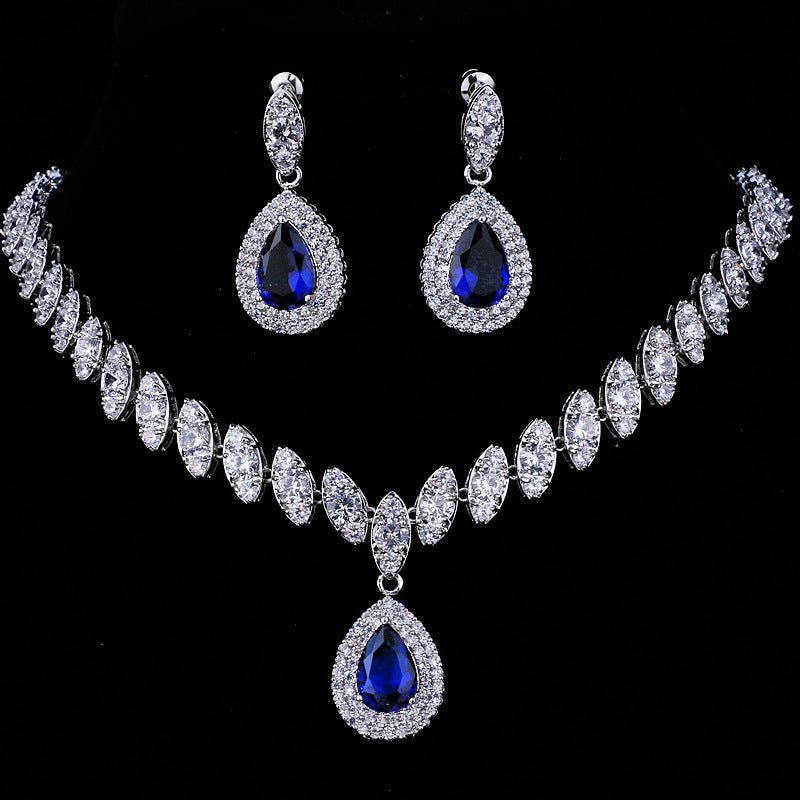 Midnight Sapphire Necklace Set – FIORENE