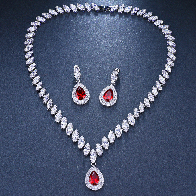 Midnight Sapphire Necklace Set – FIORENE