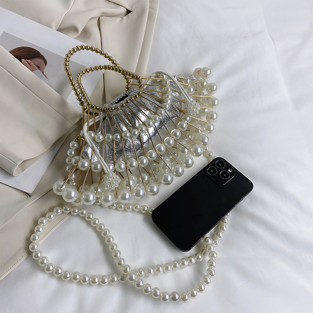 Ornate Pearl Handbag – FIORENE