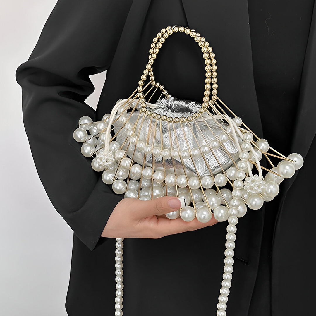 Ornate Pearl Handbag – FIORENE