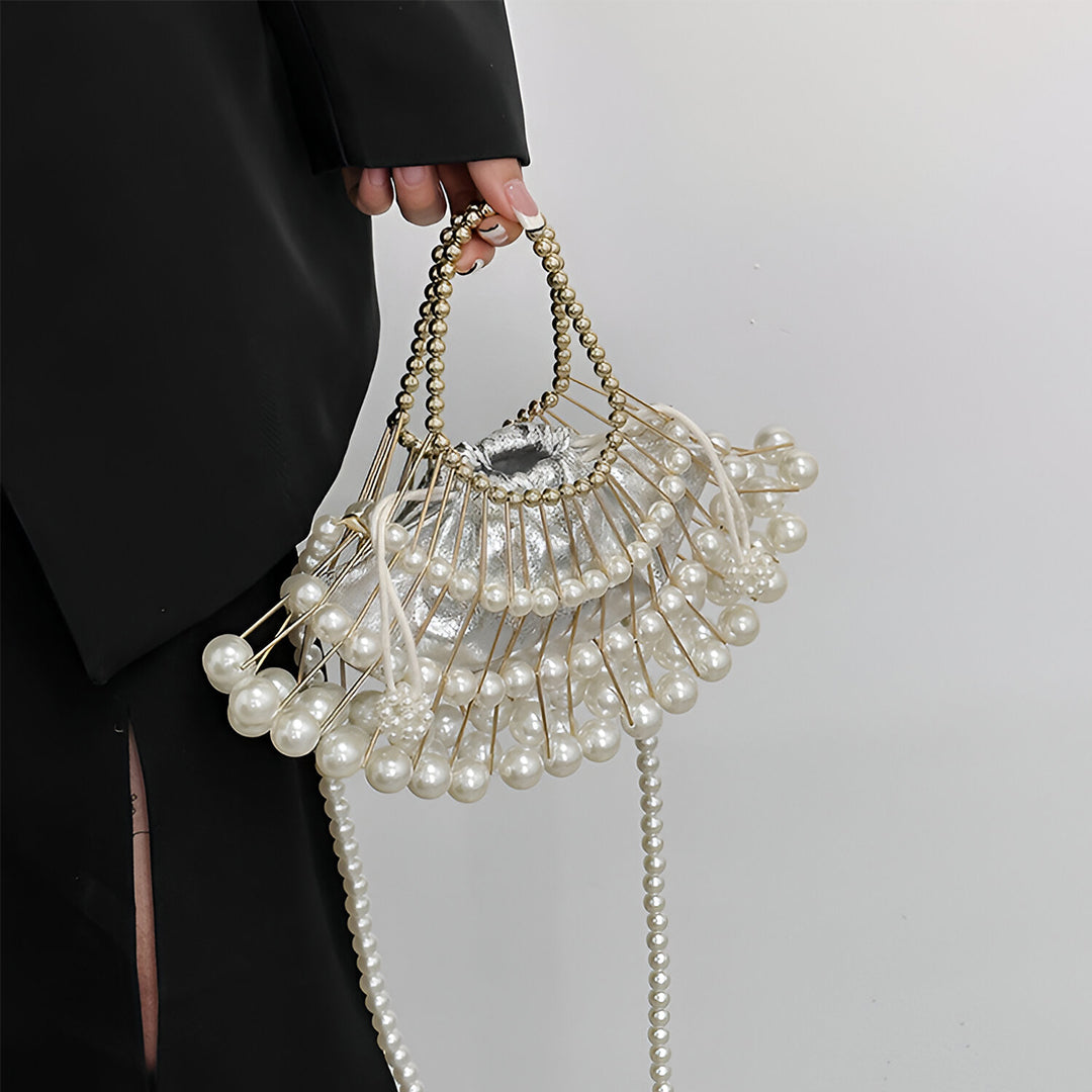 Ornate Pearl Handbag – FIORENE