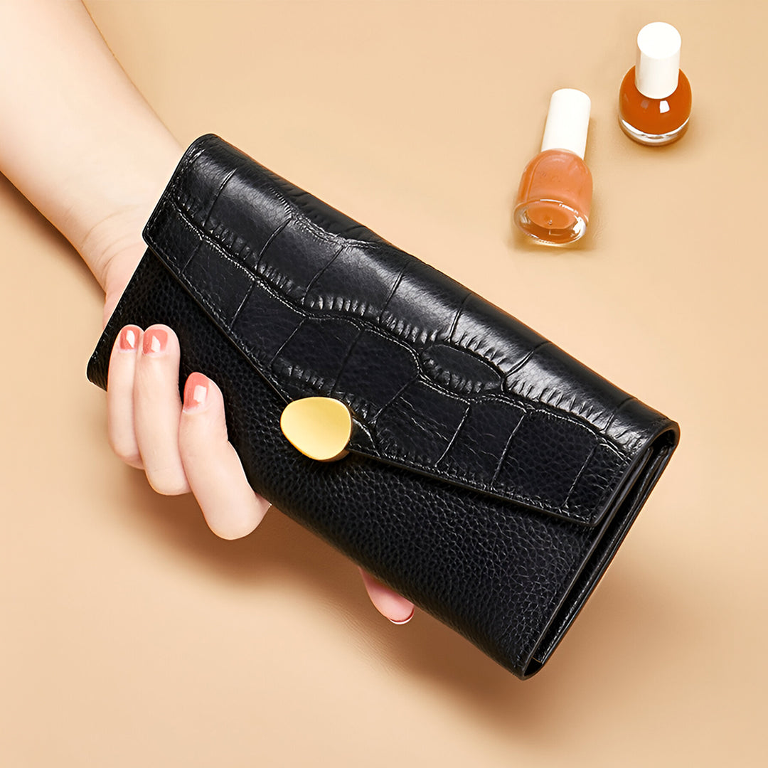 Croc-Effect Clutch - FIORENE