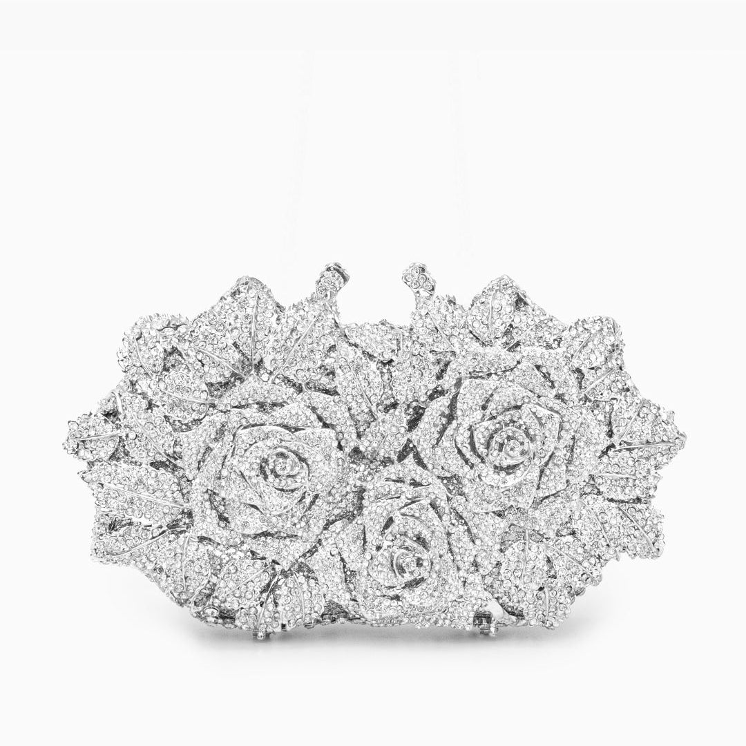 Crystal Rose Bloom Clutch – FIORENE