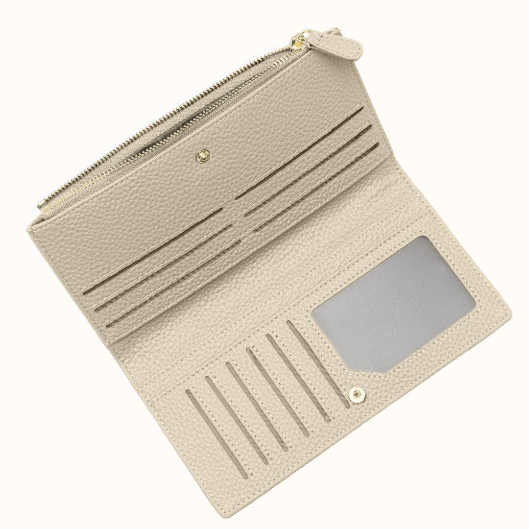 Black Pebble Slim Wallet – FIORENE