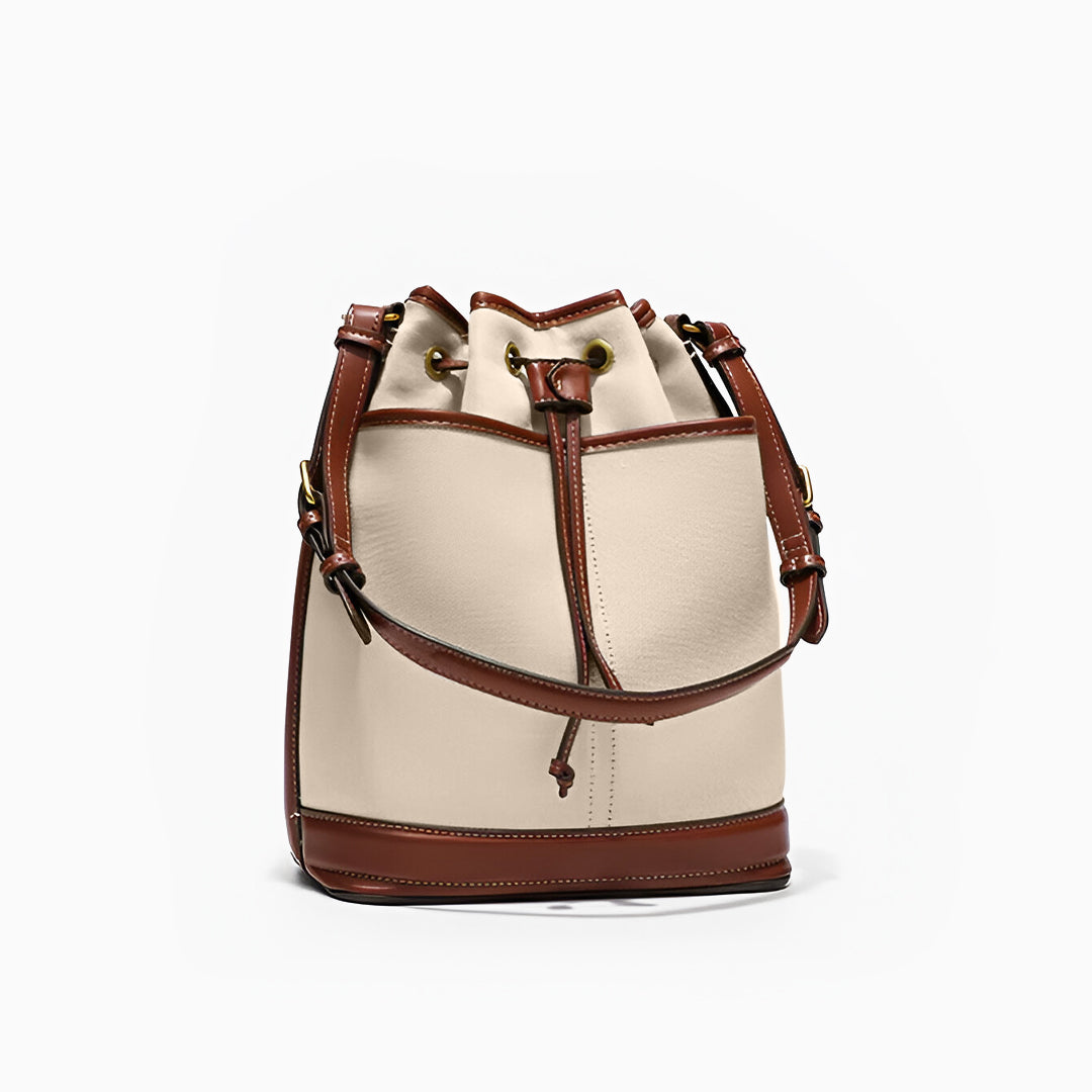 Classic Drawstring Shoulder Bag - FIORENE
