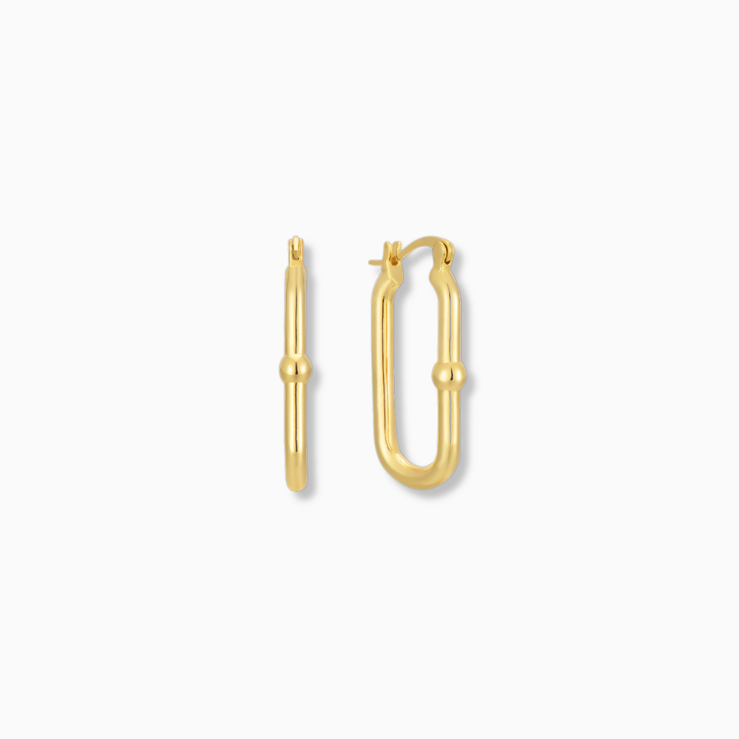 Lustre Oval Earrings – FIORENE