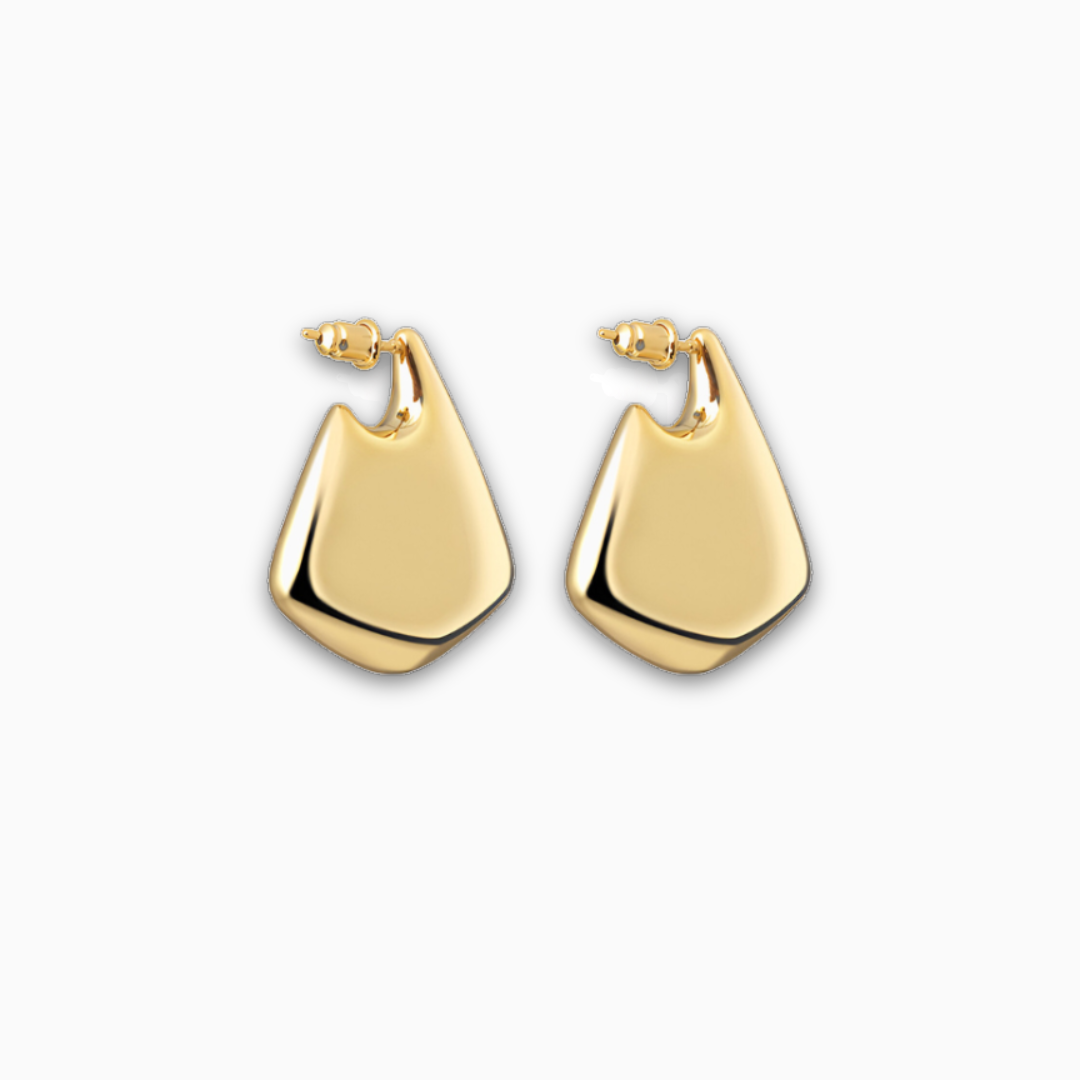 Golden Silhouette Earrings – FIORENE
