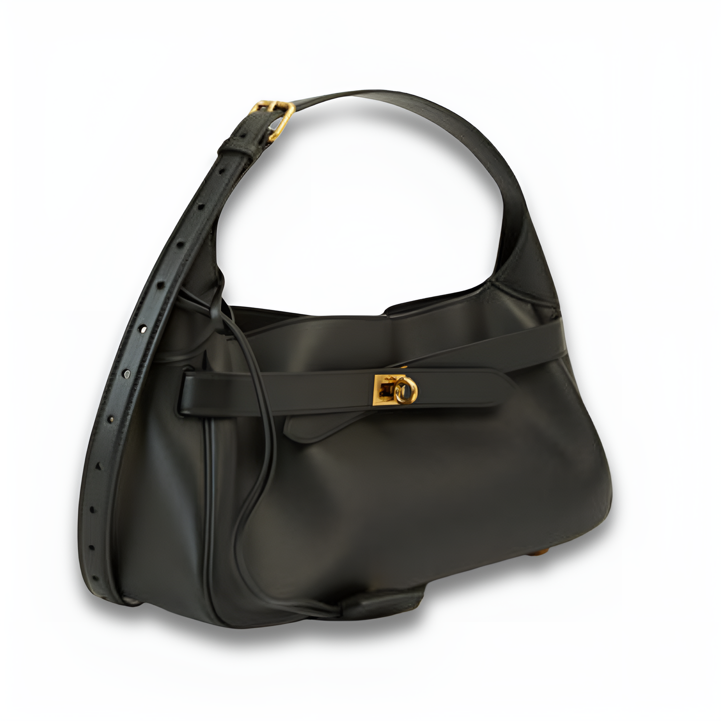 Midnight Belted Shoulder Bag – FIORENE