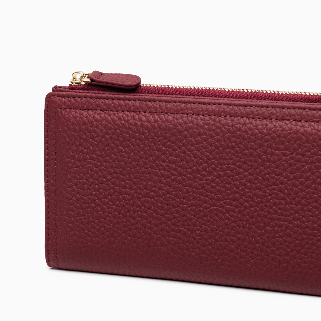 Black Pebble Slim Wallet – FIORENE