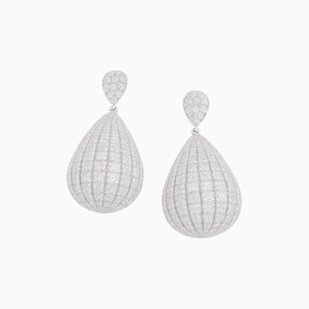 Crystal Dewdrop Earrings – FIORENE