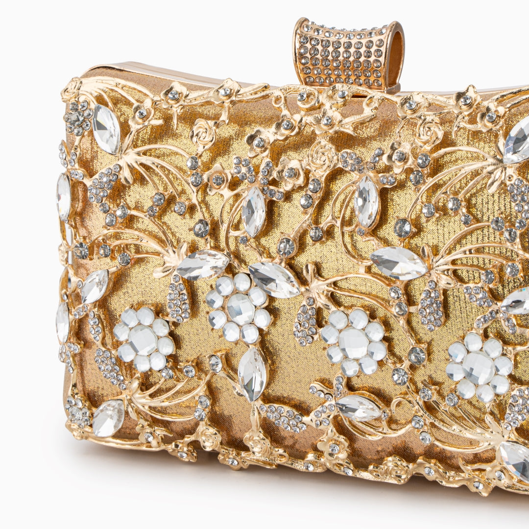 Golden Bloom Clutch – FIORENE