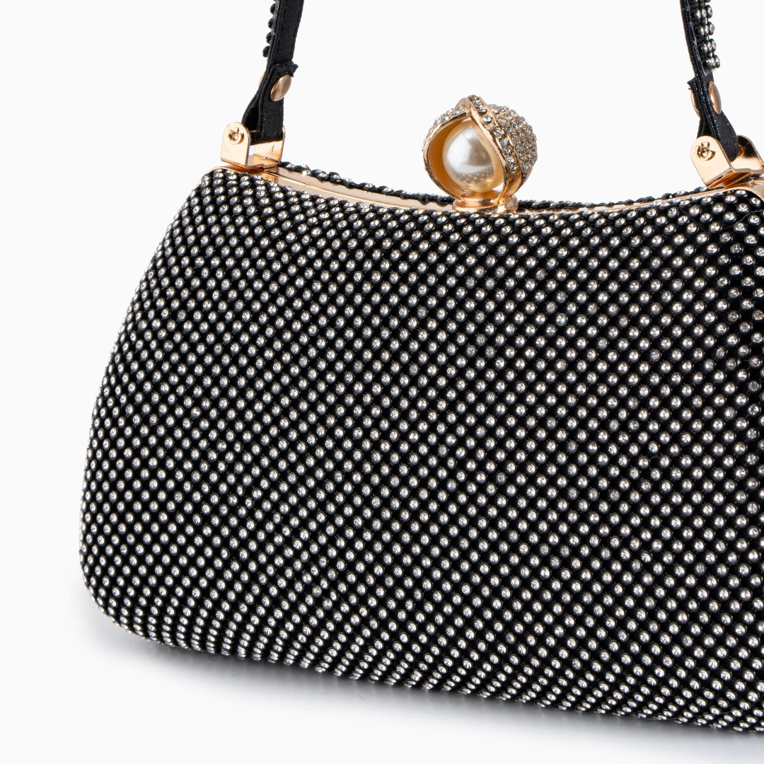 Silver Symphony Pearl Clutch – FIORENE