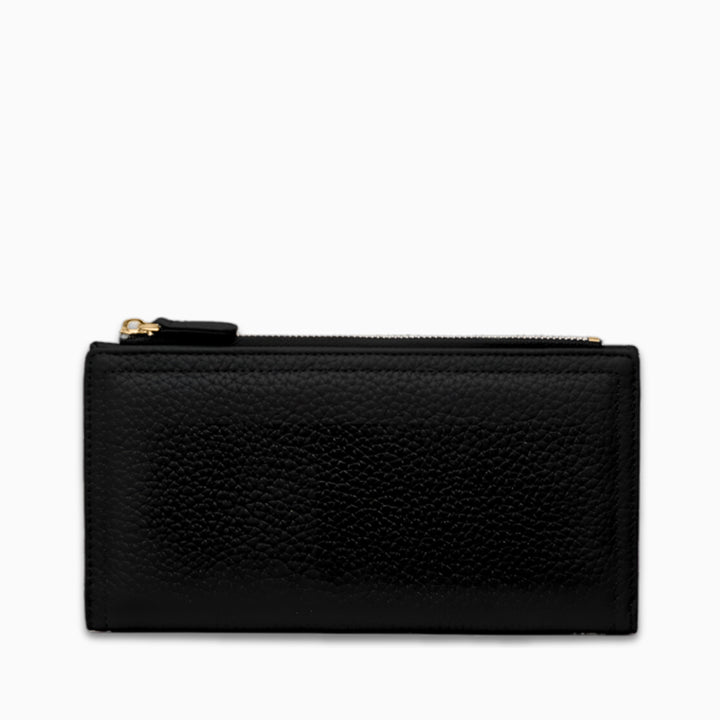 Black Pebble Slim Wallet – FIORENE