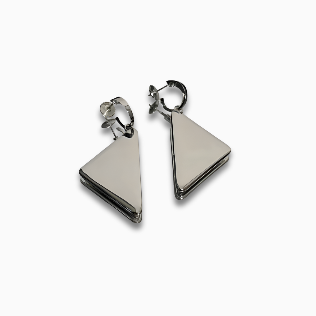 Zahara Triangle Earrings – FIORENE