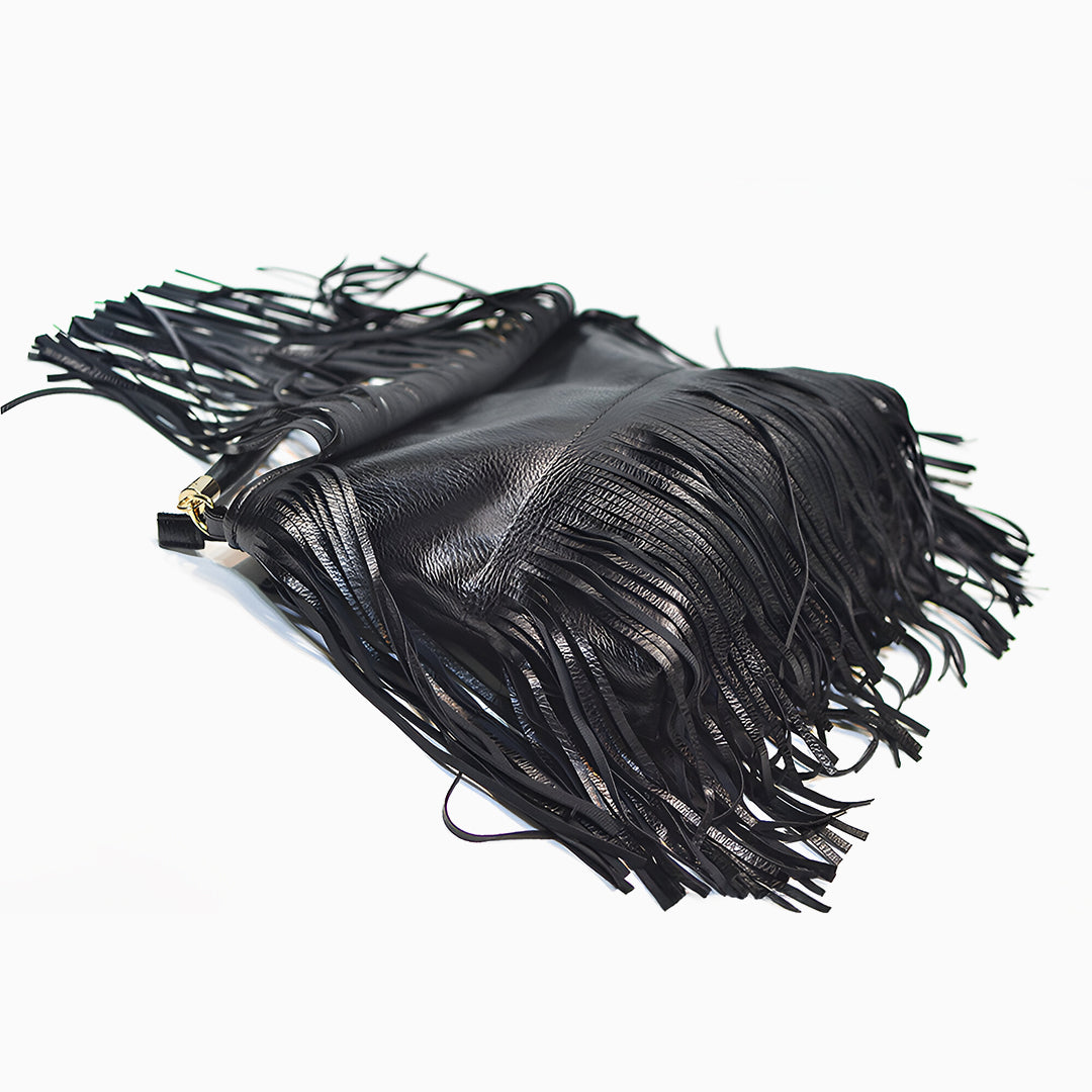 Fringe Luxe Shoulder Bag - FIORENE