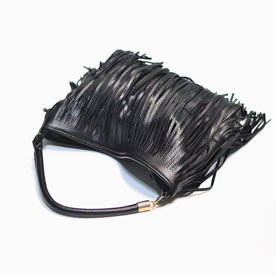 Fringe Luxe Shoulder Bag - FIORENE