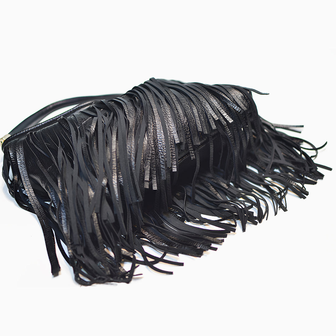 Fringe Luxe Shoulder Bag - FIORENE