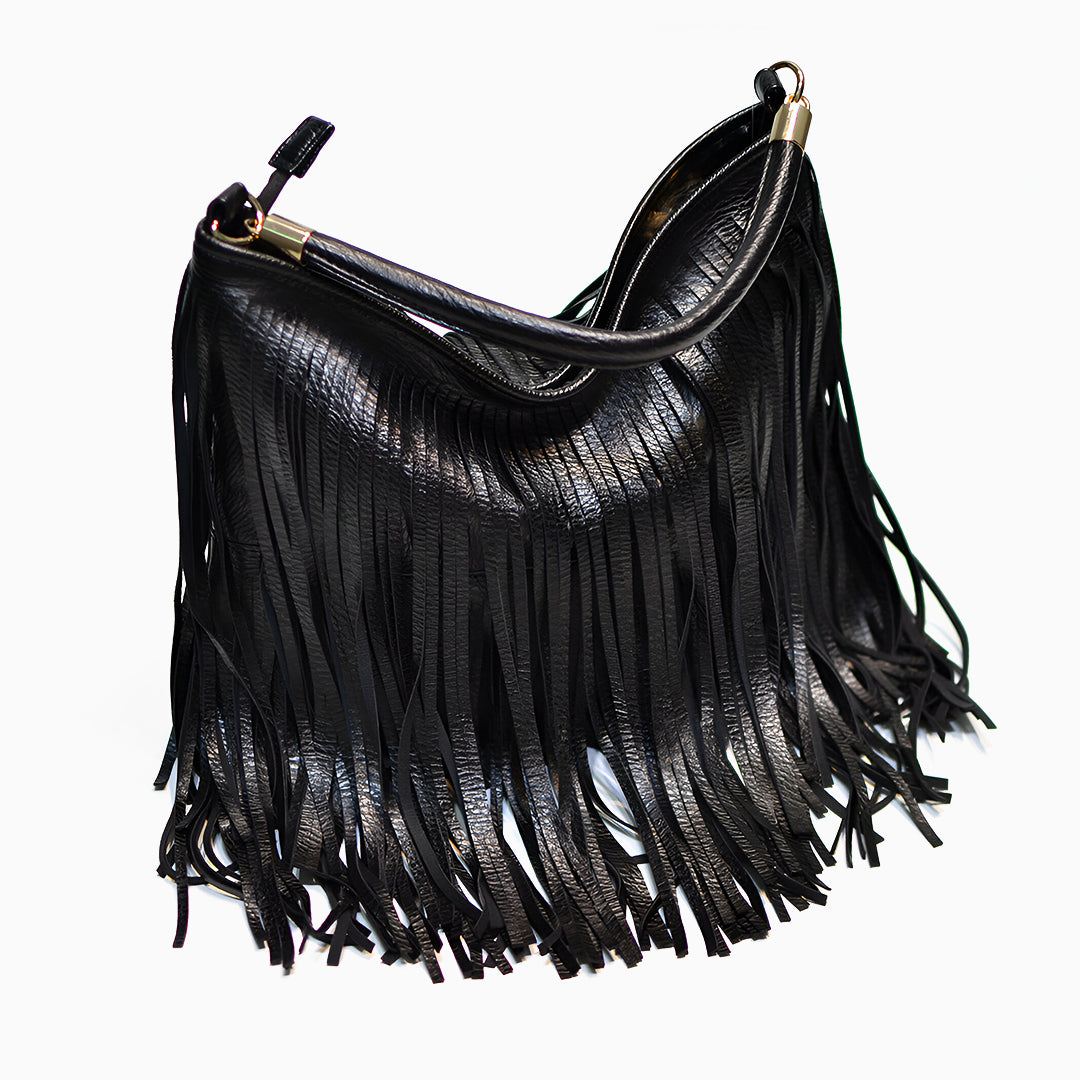 Fringe Luxe Shoulder Bag - FIORENE