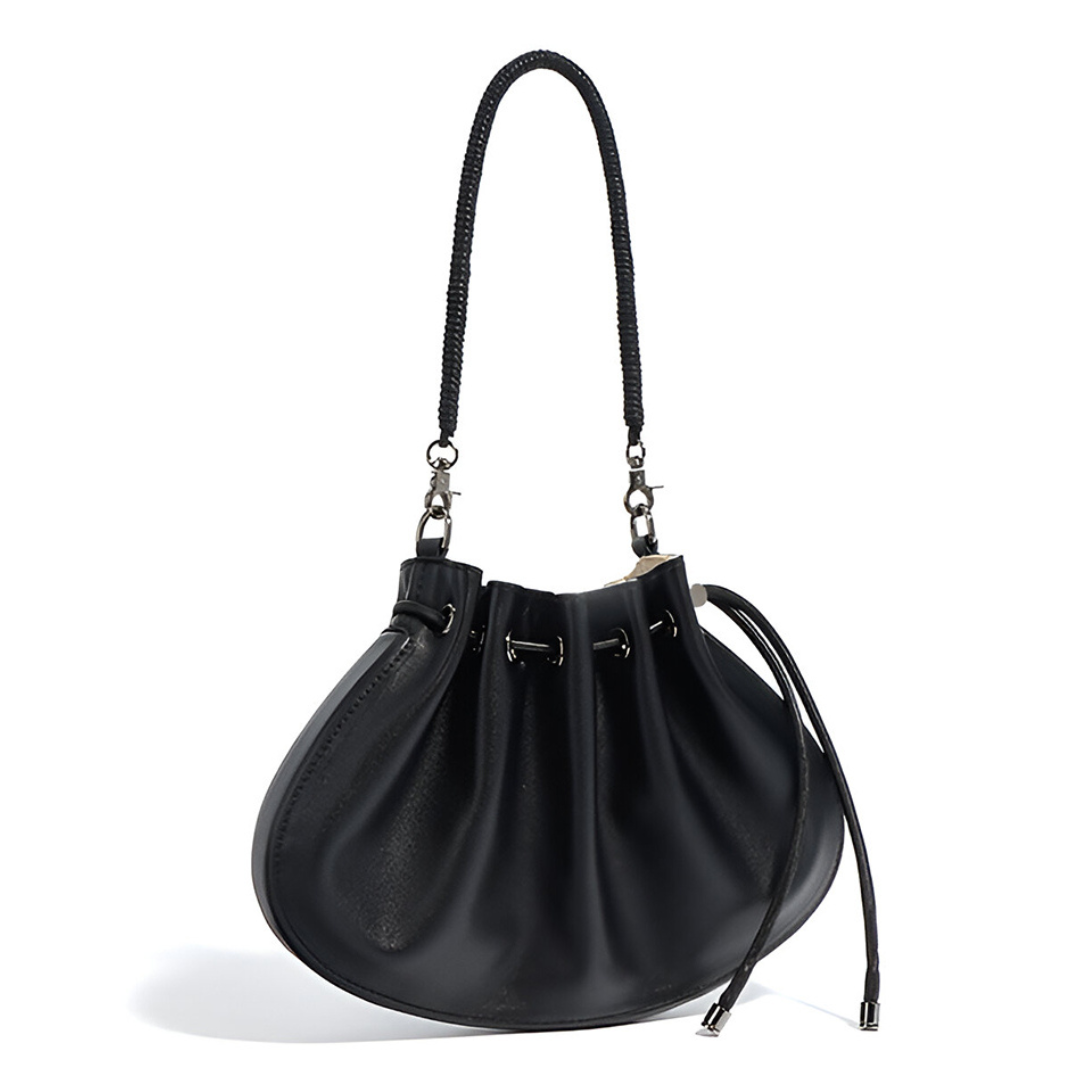 Midnight Petal Drawstring Bag – FIORENE