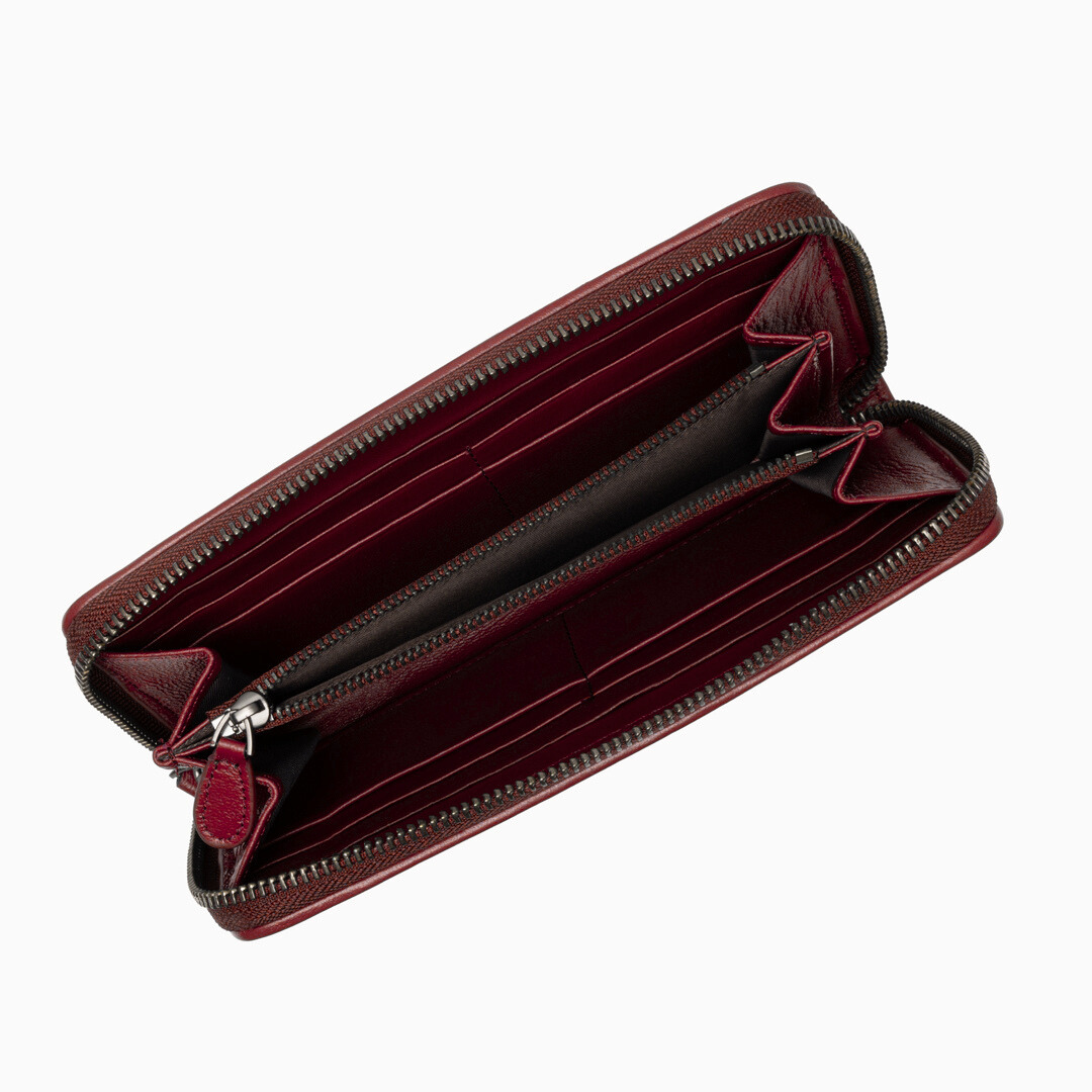 Charcoal Weave Wallet – FIORENE