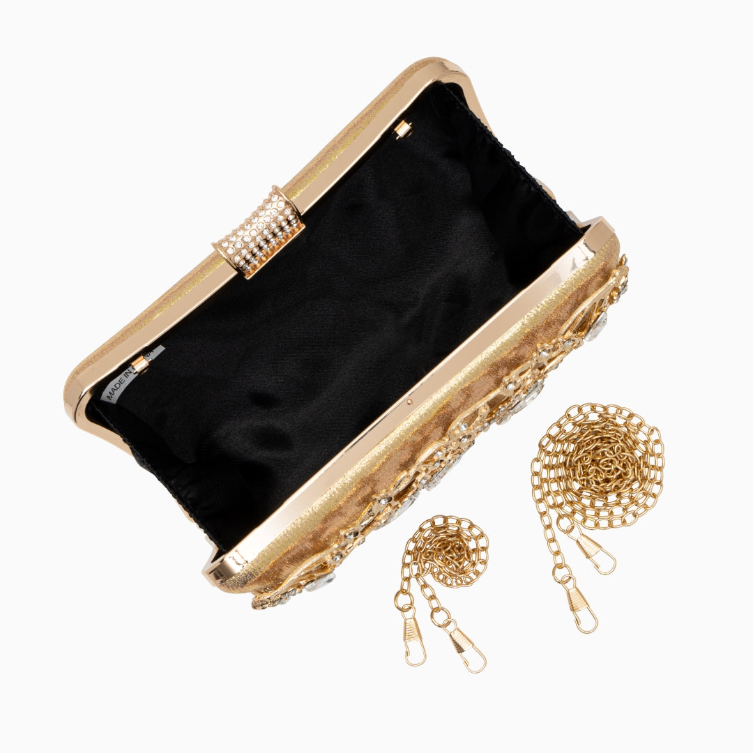 Golden Bloom Clutch – FIORENE