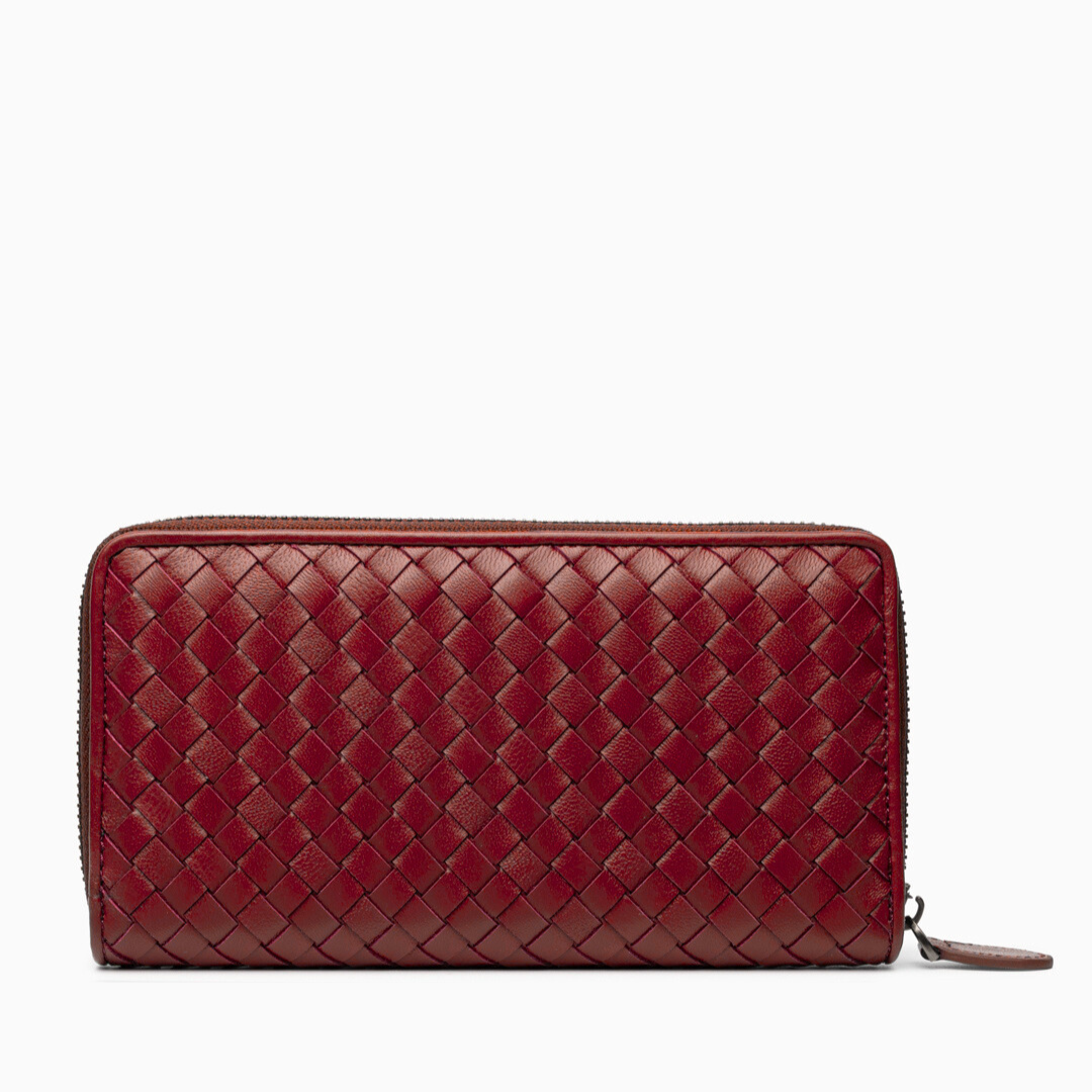 Charcoal Weave Wallet – FIORENE