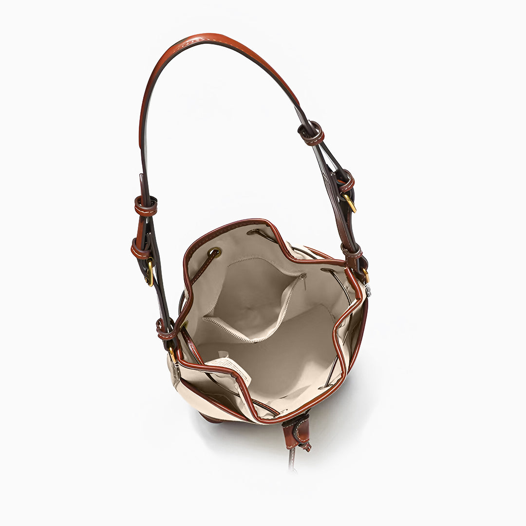 Classic Drawstring Shoulder Bag - FIORENE