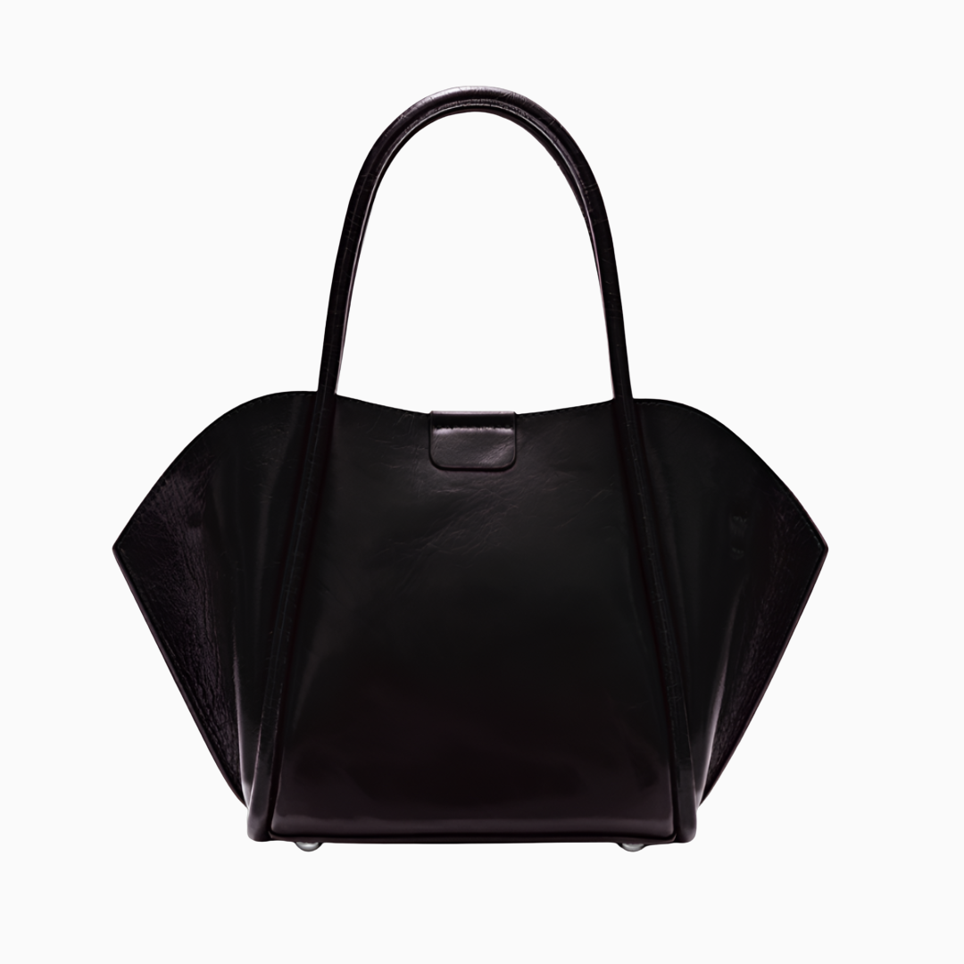 Crimson Angle Gloss Shoulder Bag – FIORENE