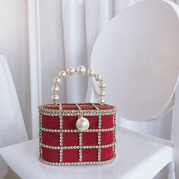 Vienna Pearl Cage Handbag – FIORENE